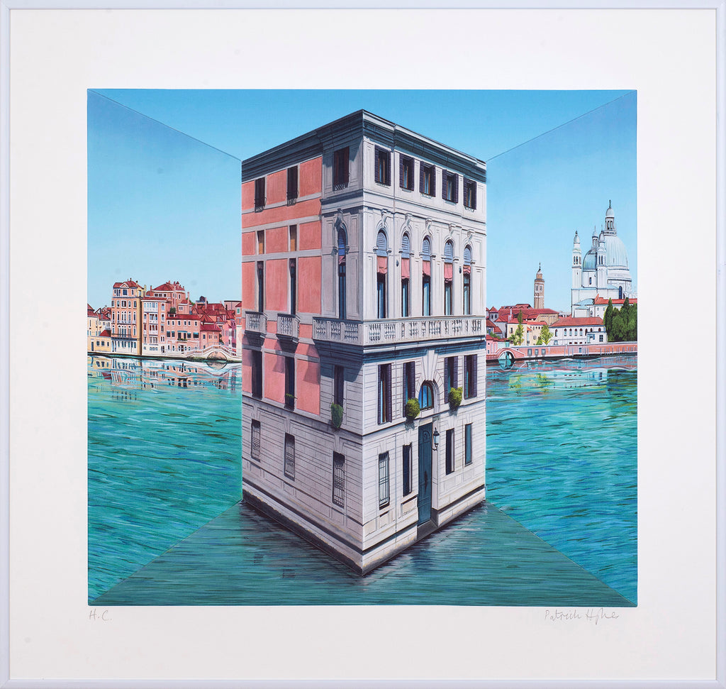 Patrick Hughes "Venetia" 3D Multiple. Venice inspired signed print.