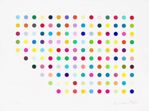 Damien Hirst "Meprobamate" Spot Print