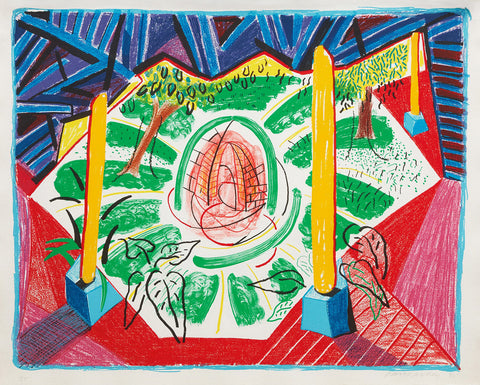 David Hockney "Views of Hotel Well II"