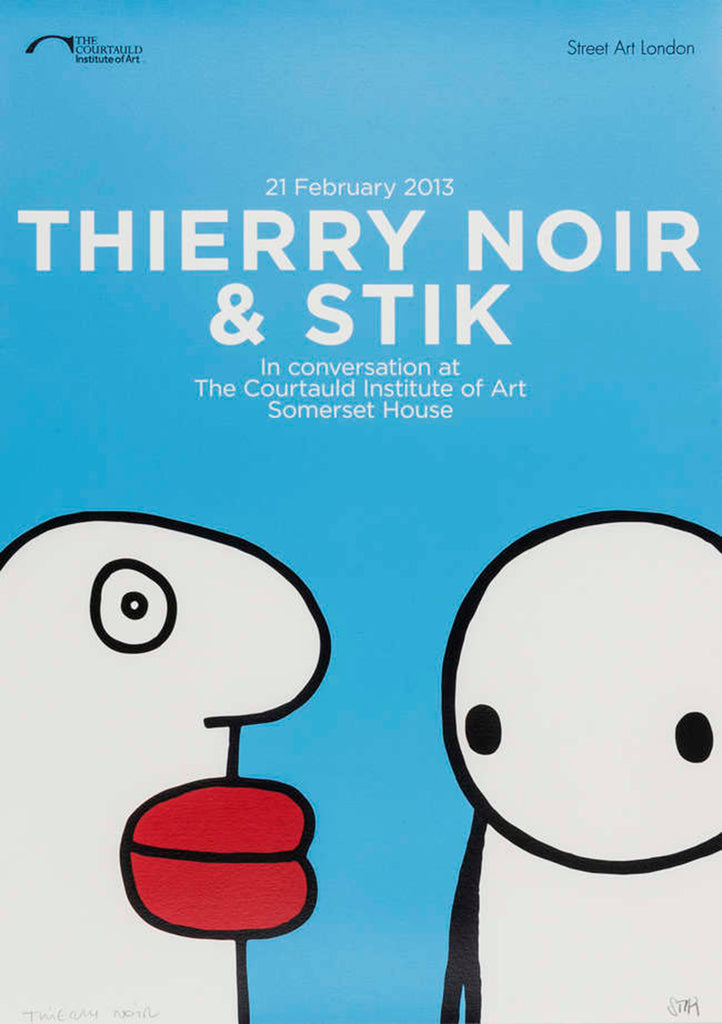 Stik & Thierry Noir "Poster" Signed