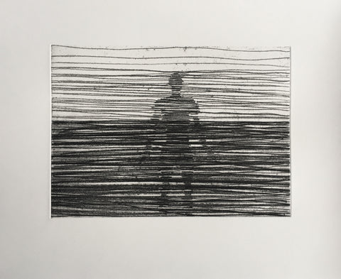 Antony Gormley "Another Place" Etching