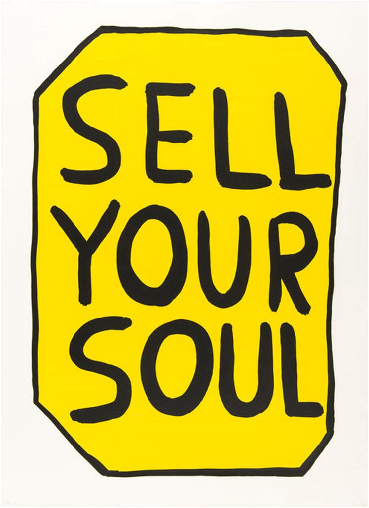 David Shrigley "Save Your Soul" signed print
