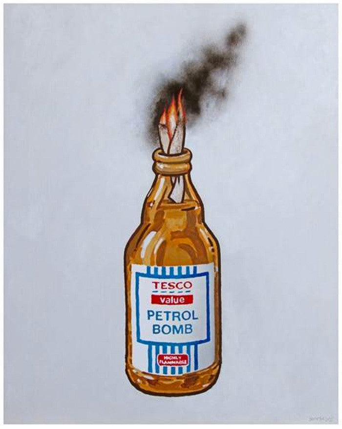 Banksy "Tesco Petrol Bomb" Print