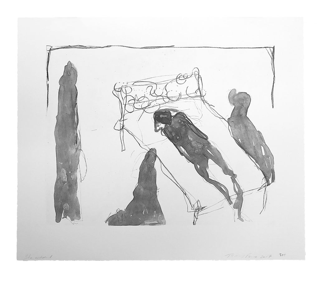 Tracey Emin "She watched" Etching